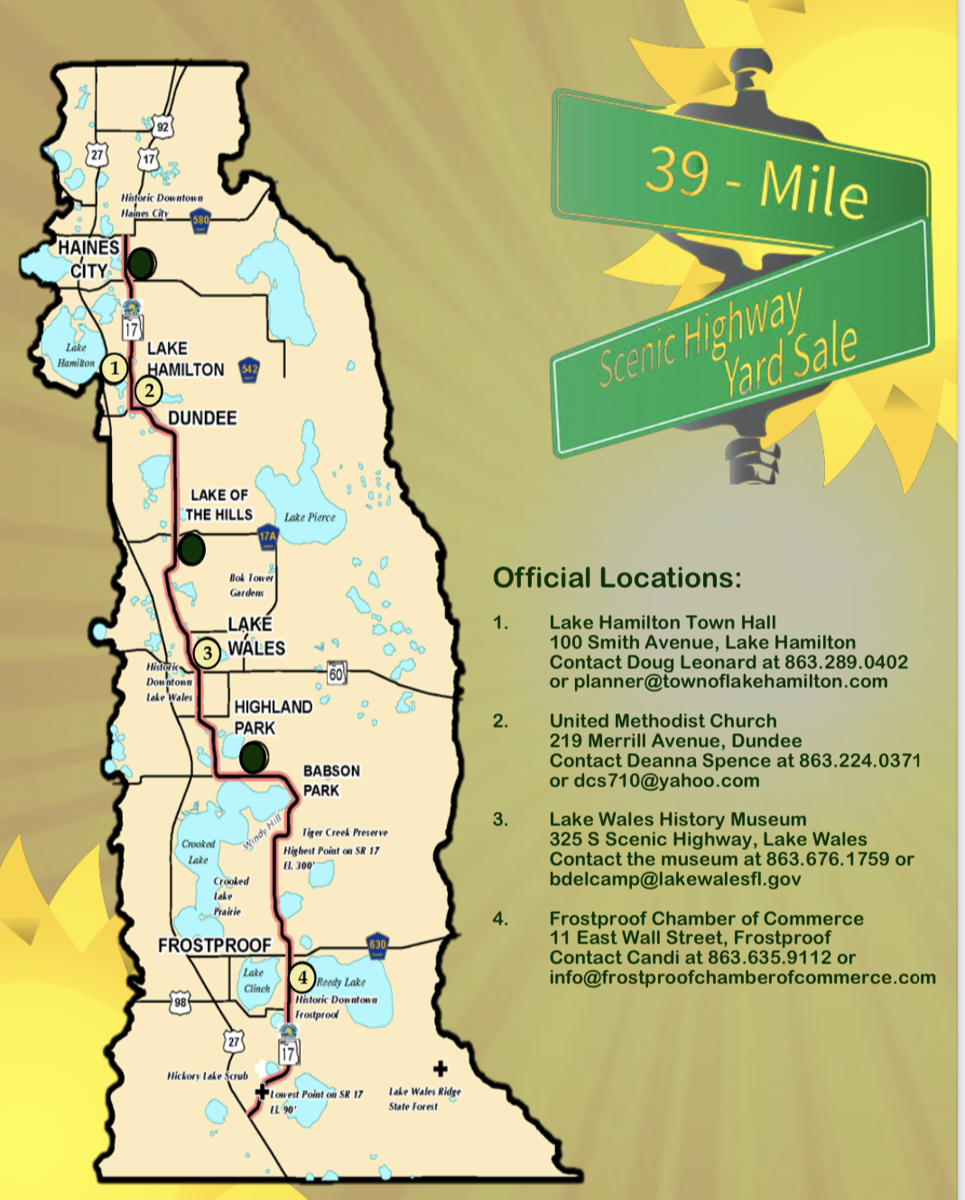Ridge Scenic Highway’s Annual 39 Mile Yard Sale
