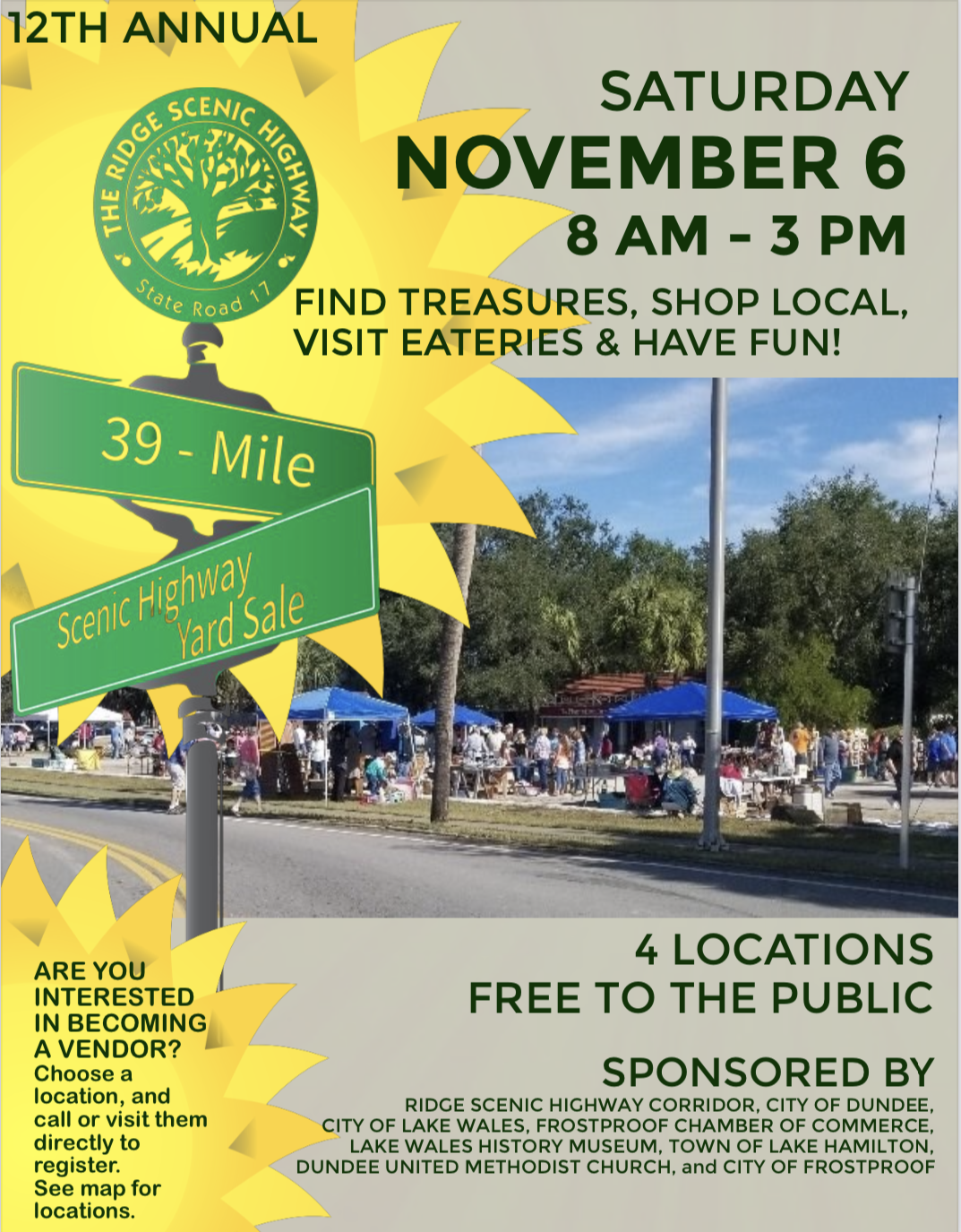 Ridge Scenic Highway’s Annual 39 Mile Yard Sale